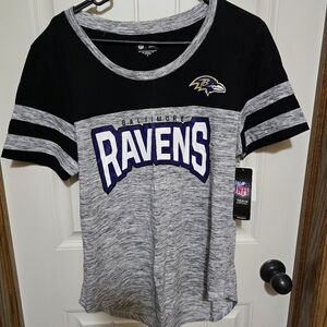 Ladies Baltimore Ravens Hi-Lo Top size large